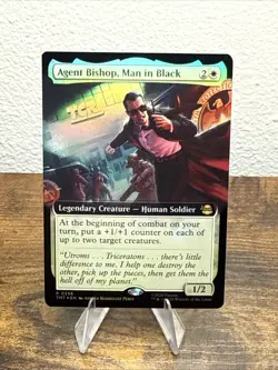 Agent Bishop, Man in Black (Extended Art) Teenage Mutant Ninja Turtles Foil - Image 1