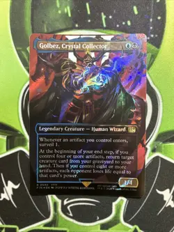 Golbez, Crystal Collector (Borderless Surge Foil) MTG Single FIN 0540 Rare NM - Image 2