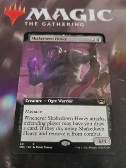 MTG. 2x Shakedown Heavy. Borderless. Streets of New Capenna. Pack Fresh - Image 1