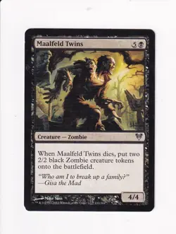 MTG MAGIC THE GATHERING 2012 MAALFELD TWINS 112 - Image 1