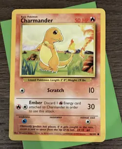 Pokemon Card Charmander 69/130 Base Set Common Excellent Condition ⭐Cheap⭐ - Image 1