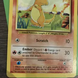 Pokemon Card Charmander 69/130 Base Set Common Excellent Condition ⭐Cheap⭐ - Image 3