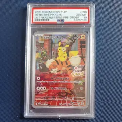 PSA 10 Detective Pikachu 098/SV-P Pre-Order Promo Japanese Pokemon Card GEM MINT - Image 1