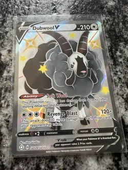 Pokemon TCG Dubwool v Shining Fates SV120/SV122 Holo Shiny Holo Rare - Image 1