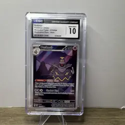 Pokemon Dusknoir Illustration Rare Holo CGC 10 Sv: Shrouded Fable 070/064 - Image 1