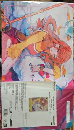 NAMI ZEUS ONE PIECE BANDAI CARD GAMES FEST 24 25 PLAYMAT NEW SEALED ENGLISH TCG - Image 1