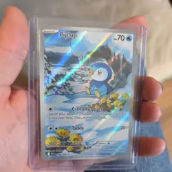 NM-Mint Piplup - 098/094 - plus hits and promos. Pokemon Phantasmal Flames - Image 2