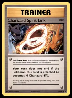 Charizard Spirit Link 75/108 Uncommon Evolutions Lightly Played - Image 1