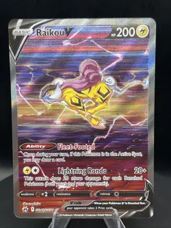 Raikou V GG41/GG70 Crown Zenith Galarian Gallery Pokemon Card mint Pack Fresh 🔥 - Image 1