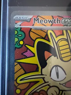 Meowth EX 121/088 Perfect Order Full Art Special Illustration Holo Pokemon NM - Image 2
