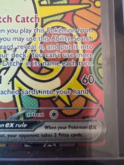 Meowth EX 121/088 Perfect Order Full Art Special Illustration Holo Pokemon NM - Image 4