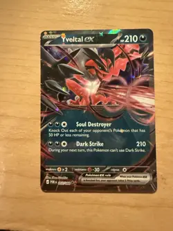 Pokemon Card - Yveltal ex - Double Rare (053/088) Perfect Order NM - Image 1