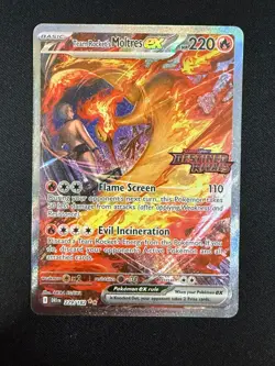 Team Rocket's Moltres ex STAMPED - 229/182 - Destined Rivals - Pokemon (NM) - Image 1