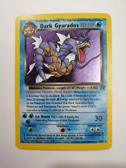 Pokemon Dark Gyarados Holo Rare Team Rocket 8/82 - Image 1