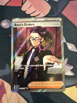 Pokemon TCG: Ascended Heroes Boss's Orders Corbeau 256/217 Full Art Ultra Rare - Image 1