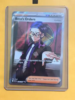 Boss’s Orders 256/217 Ultra Rare Full Art Pokemon TCG Ascended Heroes NM - Image 1