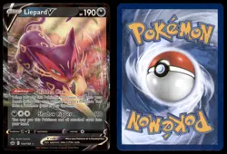 Liepard V 104/198 Holo V Rare Chilling Reign Pokemon TCG NM - Image 3