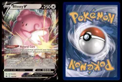Blissey V 119/198 Holo V Rare Chilling Reign Pokemon TCG NM - Image 3