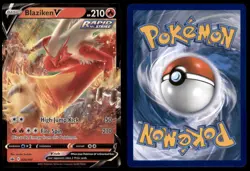 Blaziken V 020/198 Holo V Rare Chilling Reign Pokemon TCG NM - Image 3