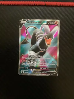 Pokemon TCG Houndoom v Darkness Ablaze Holo Card 178/189 Full Art Ultra Rare NM - Image 1
