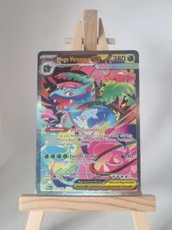 Pokemon TCG Mega Evolution Mega Venusaur EX Card 177/132 Sir NM Condition - Image 1