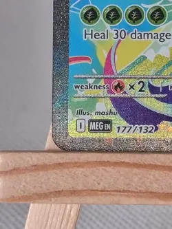 Pokemon TCG Mega Evolution Mega Venusaur EX Card 177/132 Sir NM Condition - Image 4