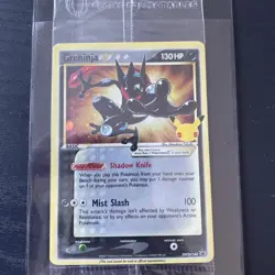 Pokemon TCG Greninja Gold Star SWSH144 25th Celebrations Promo Card Sealed #1 - Image 1