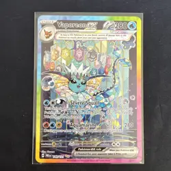 Pokemon TCG Vaporeon EX 149/131 SV Prismatic Evolutions Holo Card - Image 1