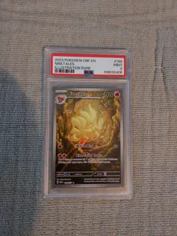 2023 Pokemon ninetales 199 card graded psa mint 9 - Image 2