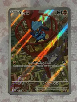 Riolu 010 Black Star Promo Full Art - Pokemon Mega Evolutions ETB Promo NM - Image 1