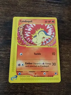 Expedition Cyndaquil 105/165 Pokemon Non Holo Card - Image 1