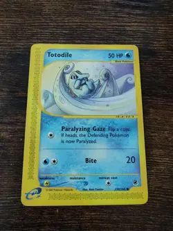 Expedition Totodile 135/165 Pokemon Non Holo Card - Image 1