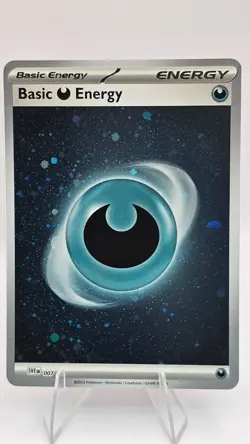 Basic Darkness Energy 007 Scarlet & Violet Base Set Cosmos Holo Pokemon Card NM - Image 1