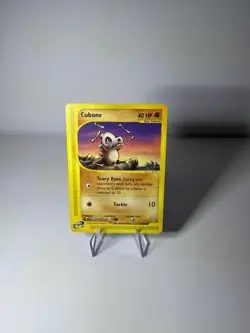 Cubone 72/147 Aquapolis Pokemon Card Common LP e-Reader WOTC Vintage - Image 1