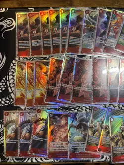 One Piece TCG 30+ Red SR Lot Various Sets & Reprints English - Image 2