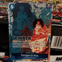 Bandai Portgas.D.Ace OP07-053 Special Winner One Piece CCG 6000 Power 5 Cost - Image 1