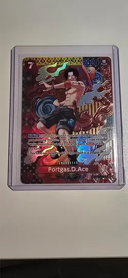 2023 One Piece Card Game Portgas D. Ace SR OP02-013 SP Two Legends - Image 1