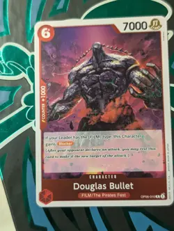 Douglas Bullet OP06-010 R Wings of The Captain One Piece Card TCG English - Image 1