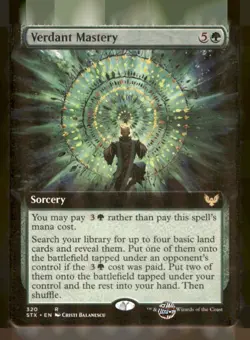 MTG - STX #19 Verdant Mastery Art Card - Image 1