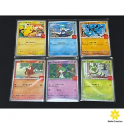 Pikachu 020/M-P McDonald's Promo 2025 Complete 6 Set Pokemon Card Japanese - Image 1