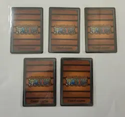 Reserved - One Piece Gold Cards Lot 9 pcs Set Rare - Image 3