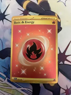 Basic Fire Energy 230/197 Pokemon Obsidian Flames Holo Pokemon Card - Image 1