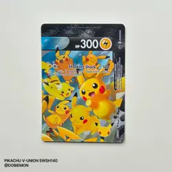 Pikachu V-Union SWSH139-142 4 Card Set Celebrations Promo NM Holo Rare Pokemon - Image 3