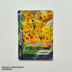 Pikachu V-Union SWSH139-142 4 Card Set Celebrations Promo NM Holo Rare Pokemon - Image 4