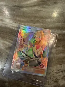 Mina Full Art Holo Card 211/214 MINT Sm-Lost Thunder Pokemon Card - Image 1