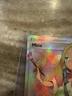 Mina Full Art Holo Card 211/214 MINT Sm-Lost Thunder Pokemon Card - Image 3