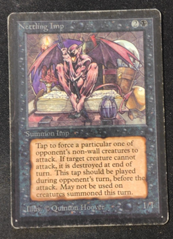 MTG: Nettling Imp BETA!!!! MP - HP!!!! Magic the Gathering. - Image 1