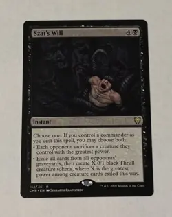 MTG Szat's Will - Commander Legends NM - Image 1