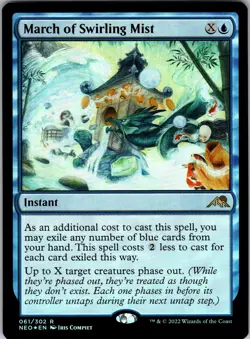 March of Swirling Mist R Kamigawa: Neon Dynasty 61 NM - Image 1