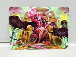 MTG Magic Final Fantasy Sorceress's Schemes Art Series Gold Stamp Card 9/53 NM - Image 1
